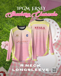 R.Neck Longsleeve - Strawberry Cheesecake